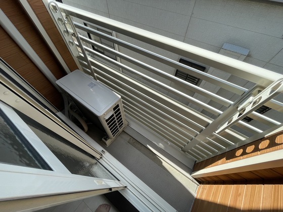 バルコニー　※別部屋の写真です