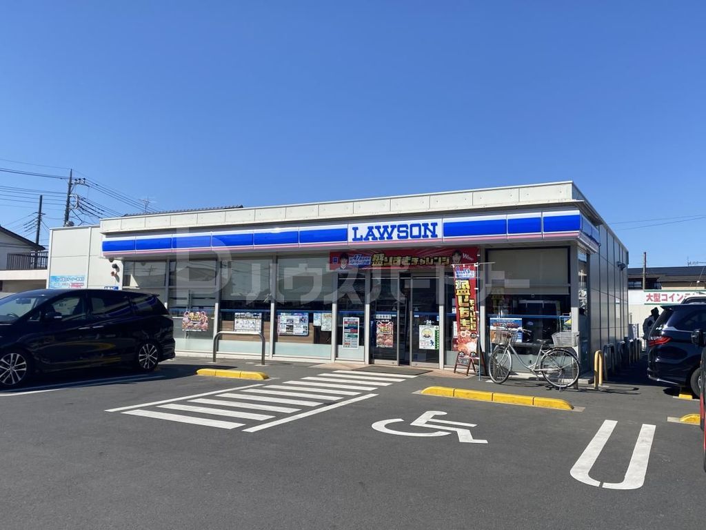 コンビニ　ローソン上尾上野店（コンビニ）まで370m