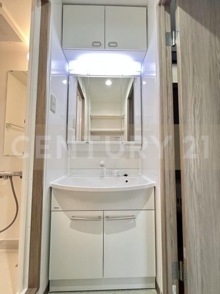 洗面設備　※他のお部屋の写真です。