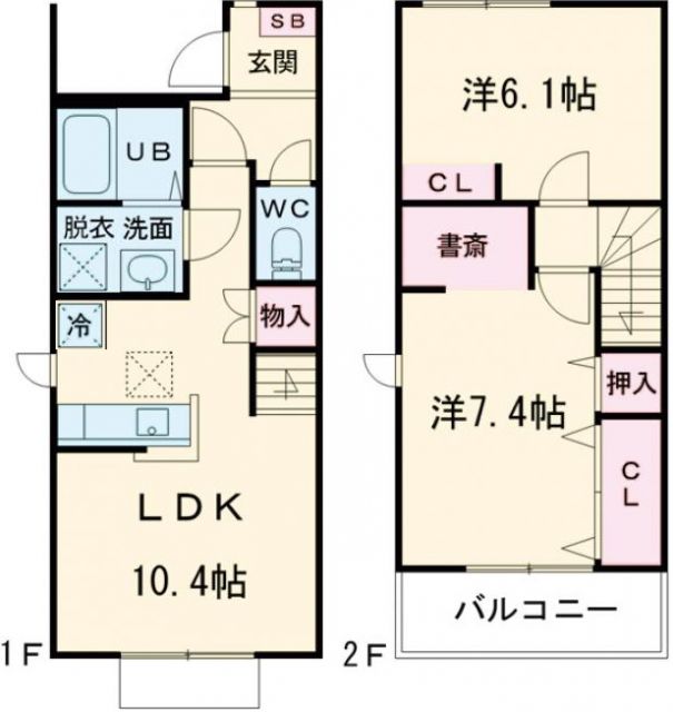 U7 Aの間取り写真