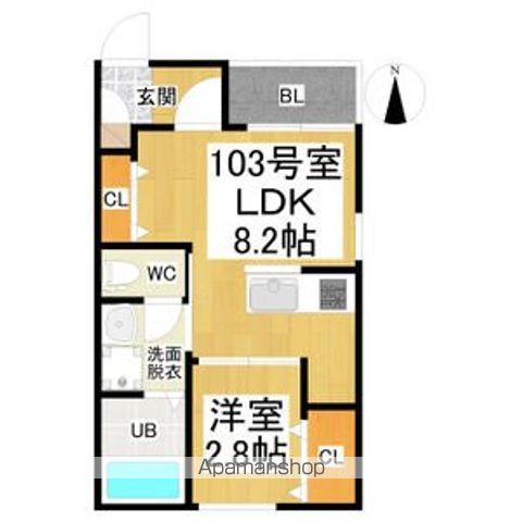 REGALEST浄心の間取り写真