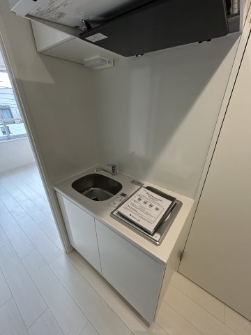 キッチン　コンパクトなキッチンで掃除もラクラク