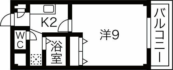 地下鉄鶴舞線 庄内通駅 徒歩7分 3階建 築25年の間取り写真