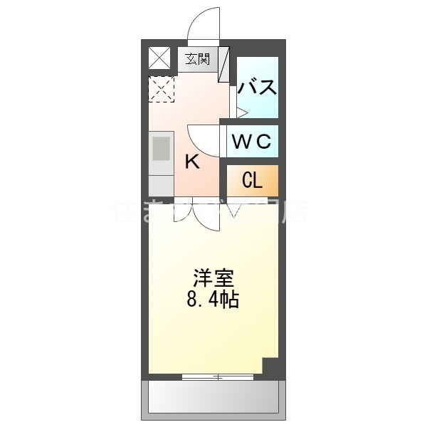 ＪＲ東海道本線 逢妻駅 徒歩19分 3階建 築28年の間取り写真