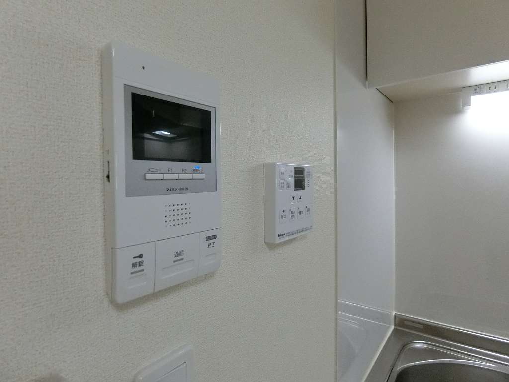 セキュリティ　ＡＬ解除付きＴＶモニターホン・給湯パネル