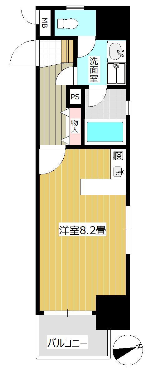 ロマネスク通町第2の間取り写真