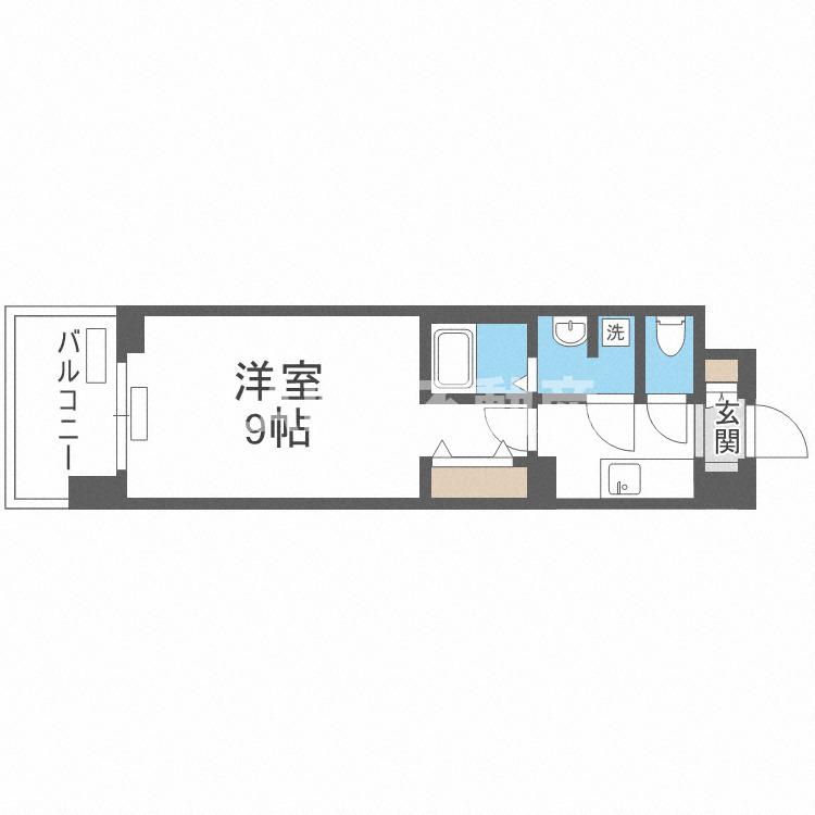 ララプレイス大阪城公園ノルドの間取り写真