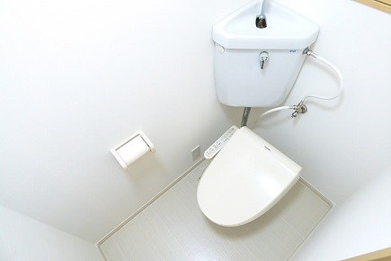 京王線 千歳烏山駅 徒歩13分 3階建 築45年のトイレ写真