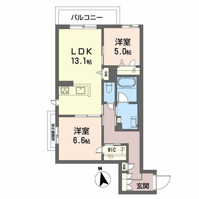 シャーメゾン ひいらぎの間取り写真