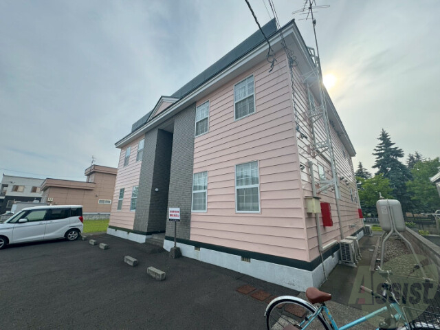 建物外観　札幌市北区あいの里３条「メゾンエスポワール」