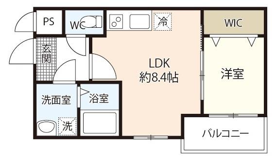 ＪＲ山陽本線 五日市駅 徒歩15分 3階建 築4年の間取り写真