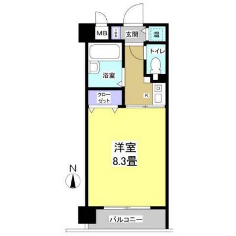 遠州鉄道 助信駅 徒歩4分 6階建 築33年の間取り写真