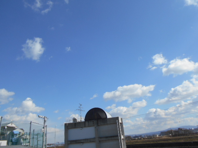 眺望　青空が望めますよ