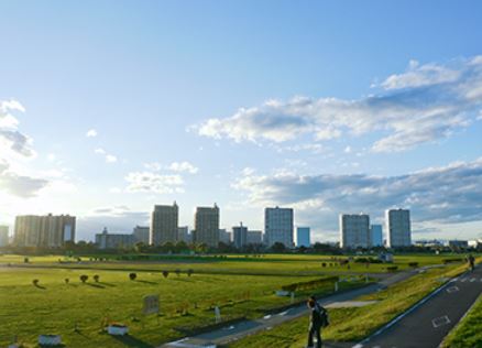 公園　多摩川六郷橋緑地（公園）まで715m