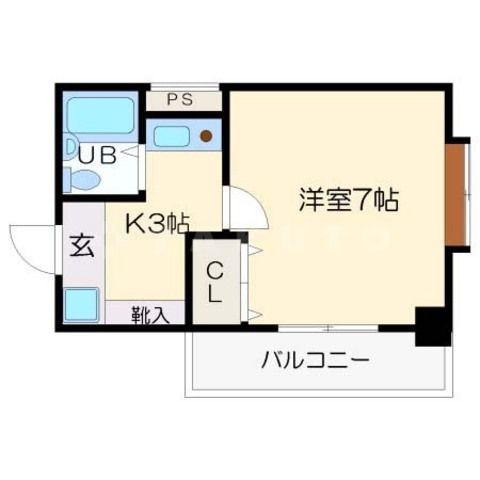 セレッソコート大阪城前の間取り写真