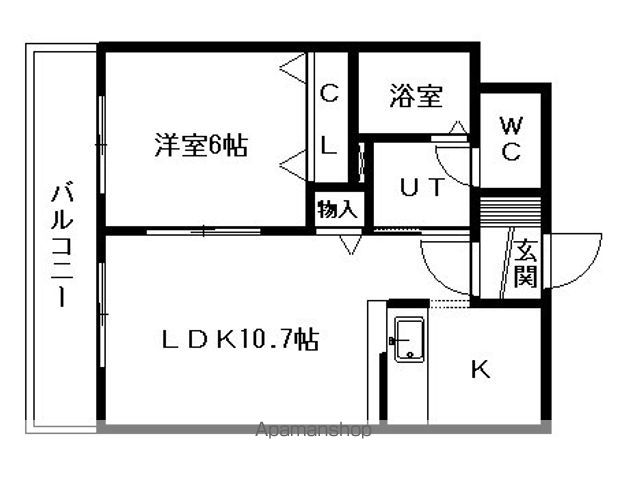 ミカーサ円山の間取り写真
