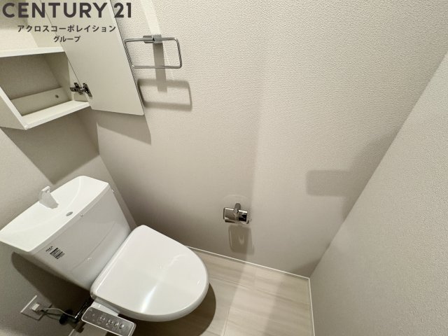 トイレ　ゆったり落ち着けるトイレです