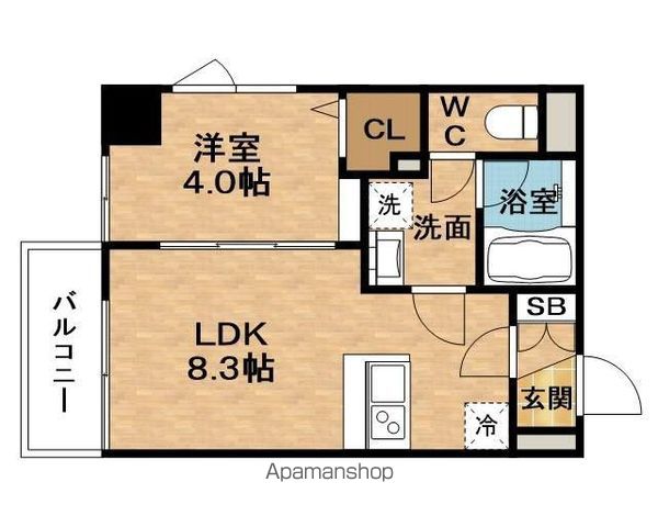 地下鉄御堂筋線 中津駅 徒歩10分 8階建 築4年の間取り写真