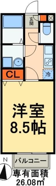 アムール poirierの間取り写真