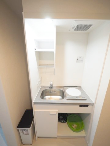 キッチン　IHコンロ１口付※入居時に家具・小物はつきません