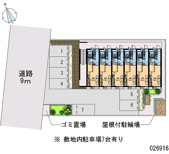 駐車場　配置図