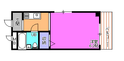 加古川市平岡町新在家のマンションの間取り