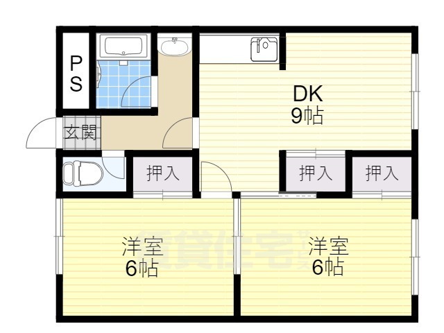 ロイヤルハイツさつき丘の間取り