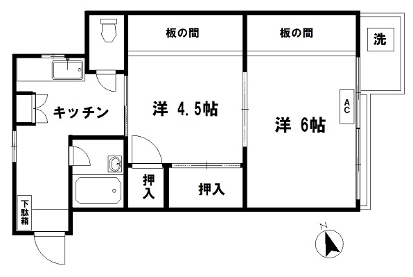 ユニオンハイツの間取り