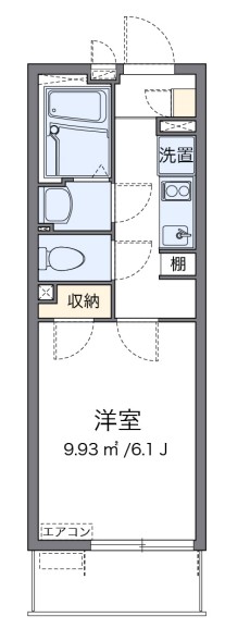 クレイノスペランツァI号館の間取り