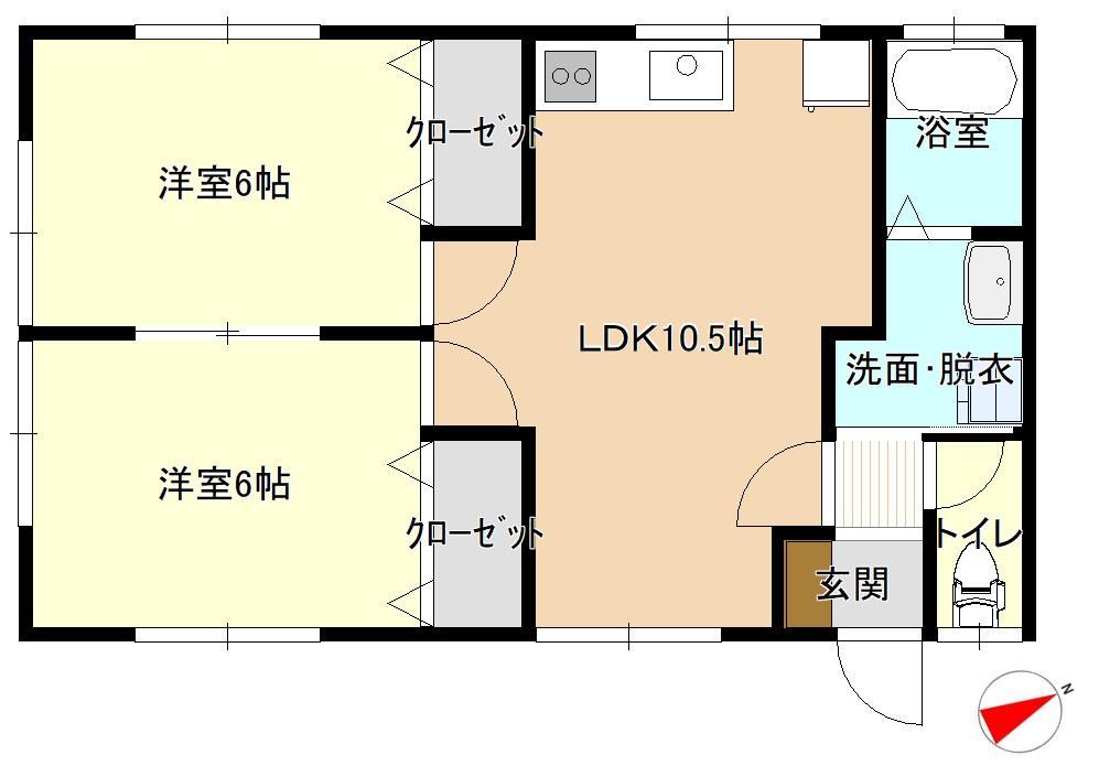 筑穂住宅の間取り