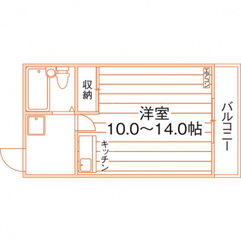 キャンパスサイド白石の間取り