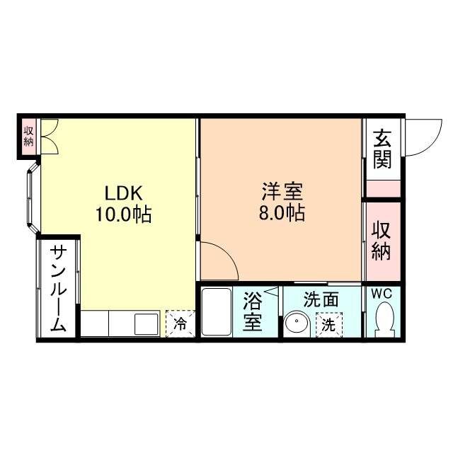 クレスト植木の間取り