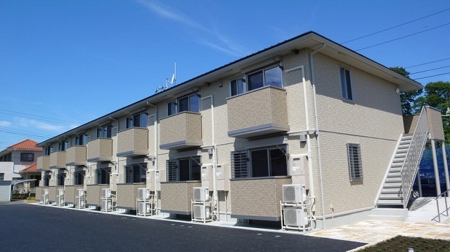 建物外観　南向きで日当たり良好　インターネット無料