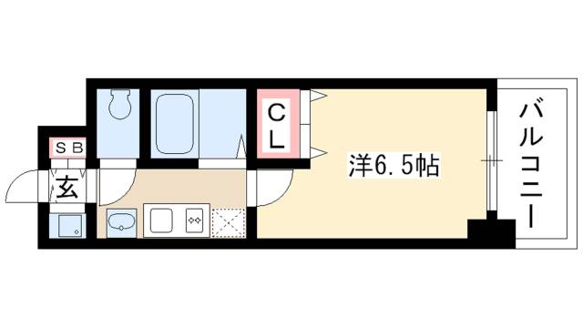 プレサンス名古屋STATIONアブソリュートの間取り