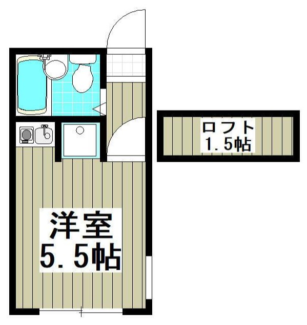 神奈川県横須賀市平作２（アパート）の賃貸物件の間取り