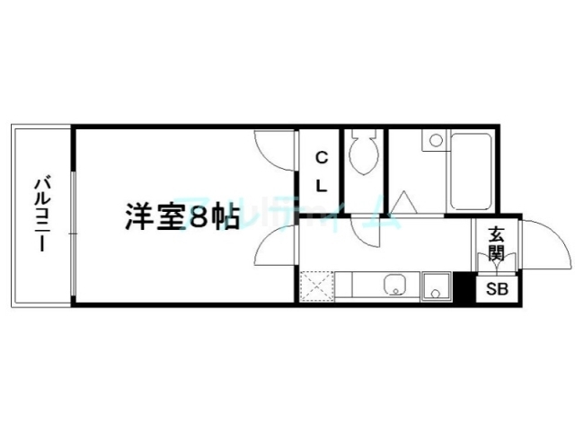 レオパレス東山山麓の間取り