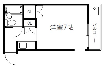 【京都市下京区福島町のマンションの間取り】