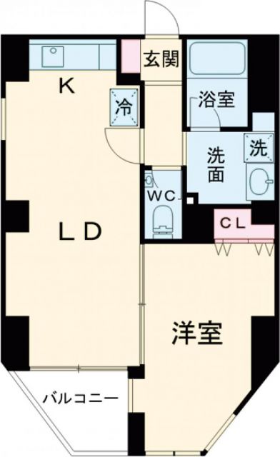 東京都台東区蔵前４（マンション）の賃貸物件の間取り