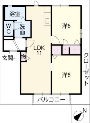 カリメーラ　Ｃ棟の間取り