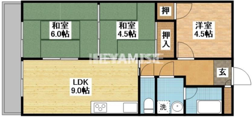 I.Dハイツの間取り