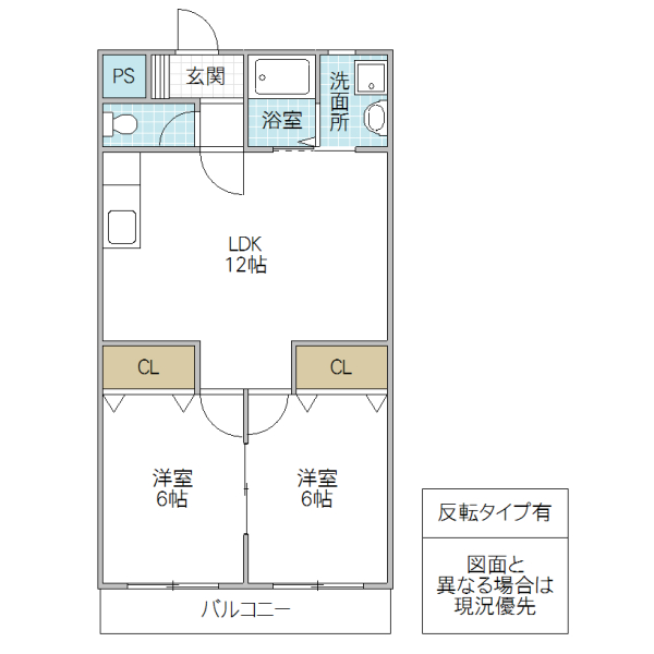 飯村不動産第六ビルの間取り