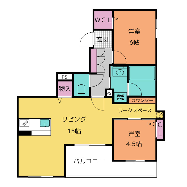 シャーメゾン加納南陽町の間取り