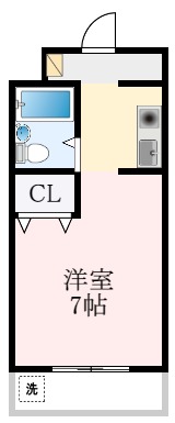 堺市南区土佐屋台のマンションの間取り