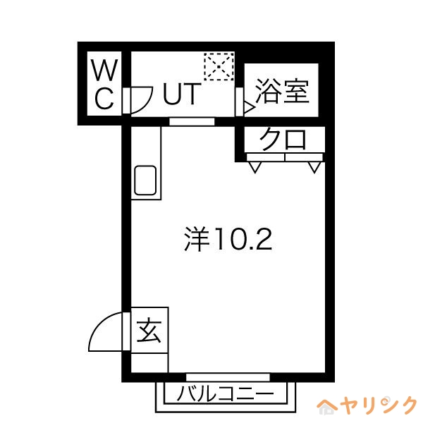 尾張旭市東大久手町のアパートの間取り