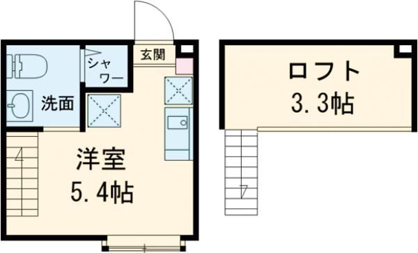 ハーモニーテラス関町南の間取り