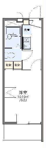 【レオパレスＢＲＩＧＨＴの間取り】