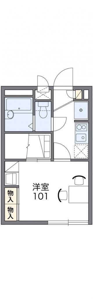 横浜市泉区岡津町のアパートの間取り