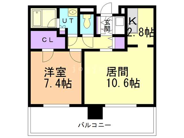 ビッグパレス南５条の間取り