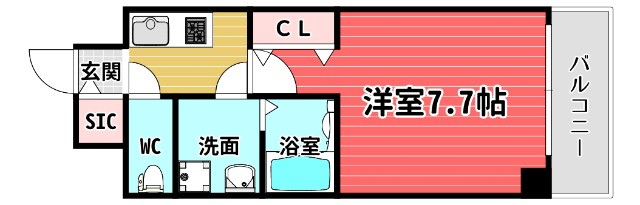 ベイサイドパークＯＳＡＫＡサウスレジデンシスの間取り