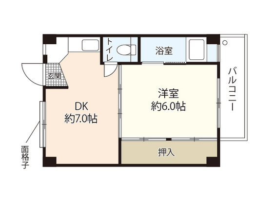 広島市安芸区畑賀のマンションの間取り